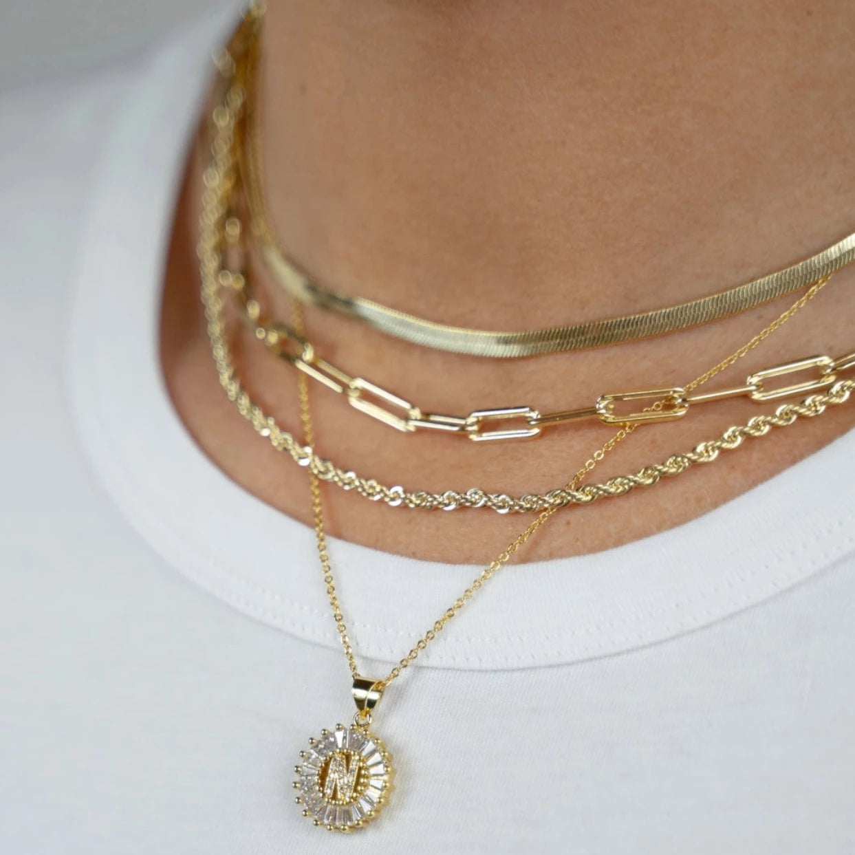 Paperclip necklace