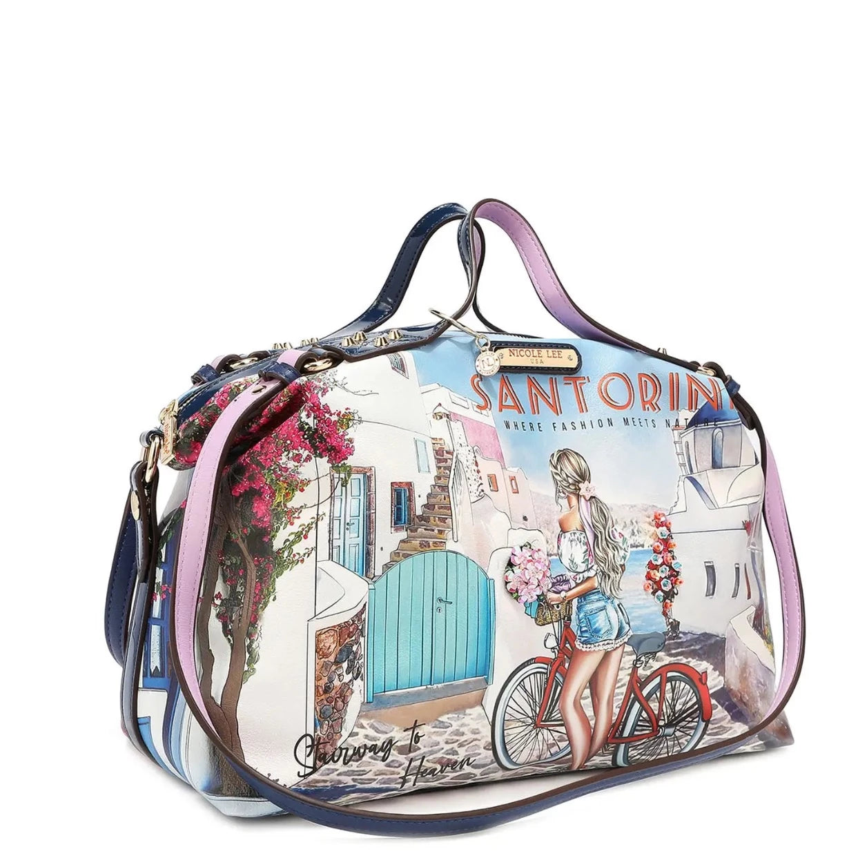 Santorini Boston Bag
