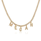 Personalized Crystal Necklace