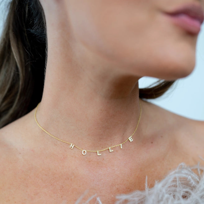 Personalized Choker Necklace