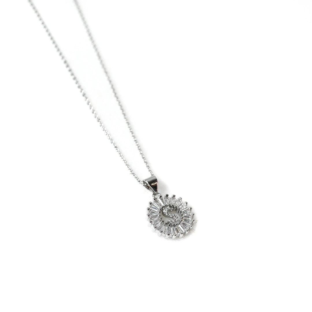 Radiant Initial Necklace