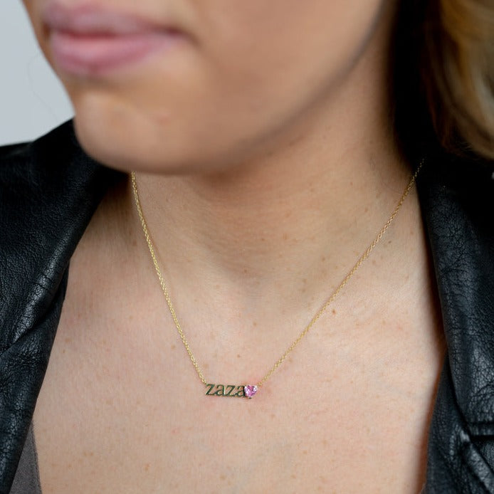 Sweetheart Nameplate Necklace
