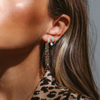 Personalized two in one earrings