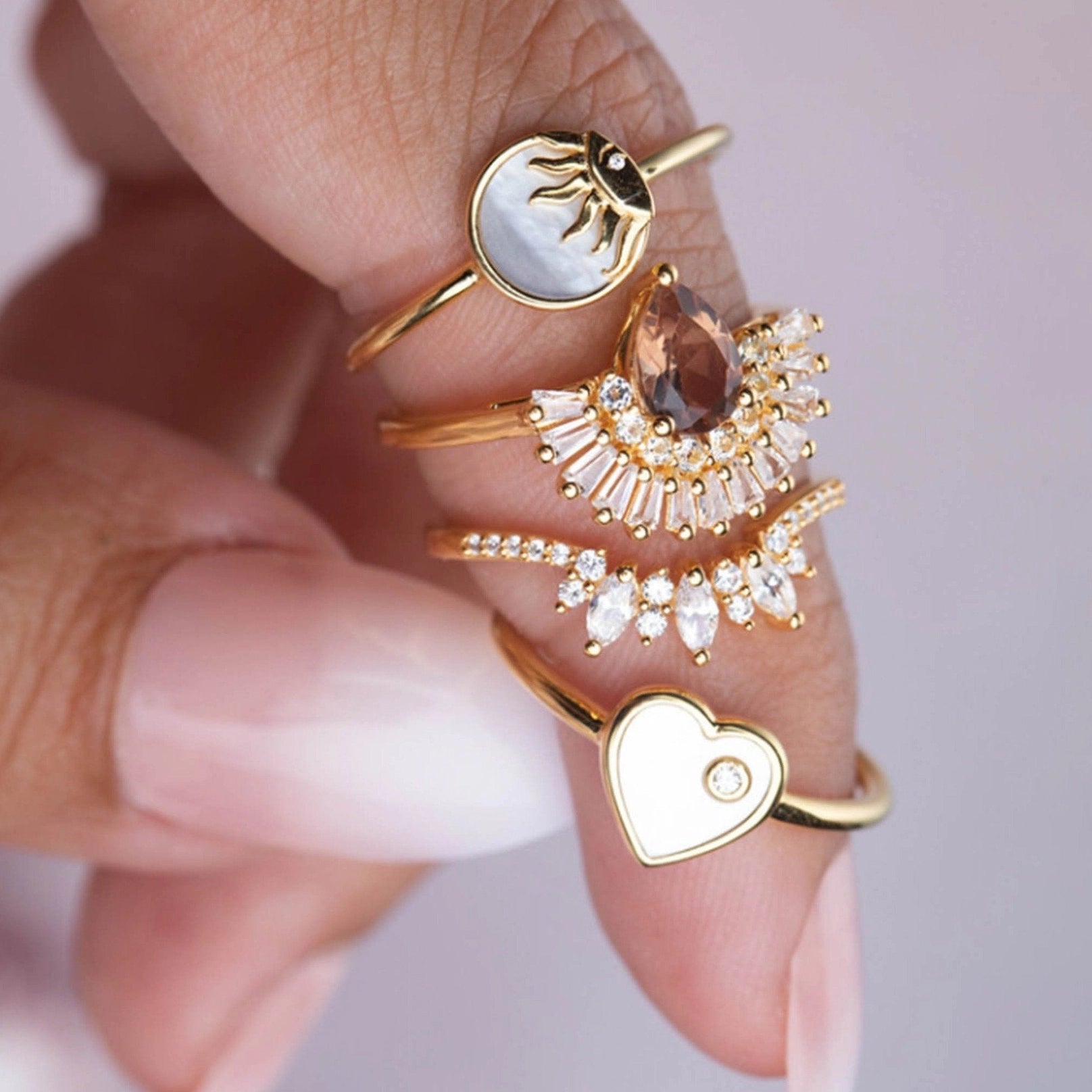 Aspen Diamond Arc Ring