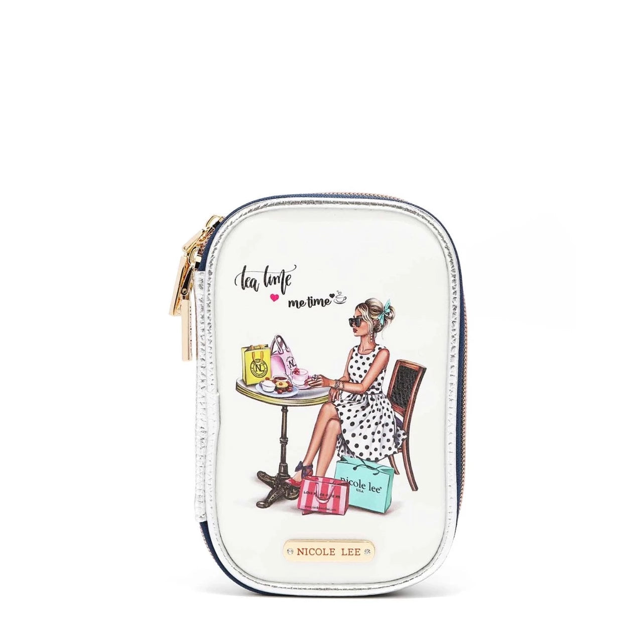 Makeup Brush Set with Pouch - Tea Time Me Time