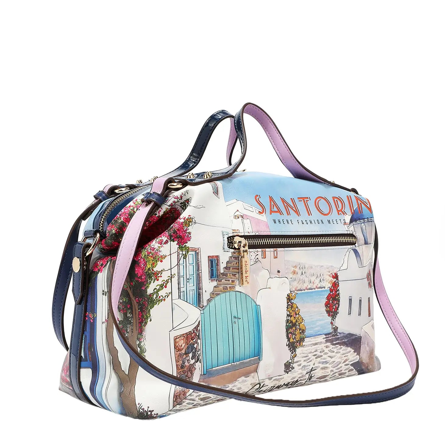 Santorini Boston Bag