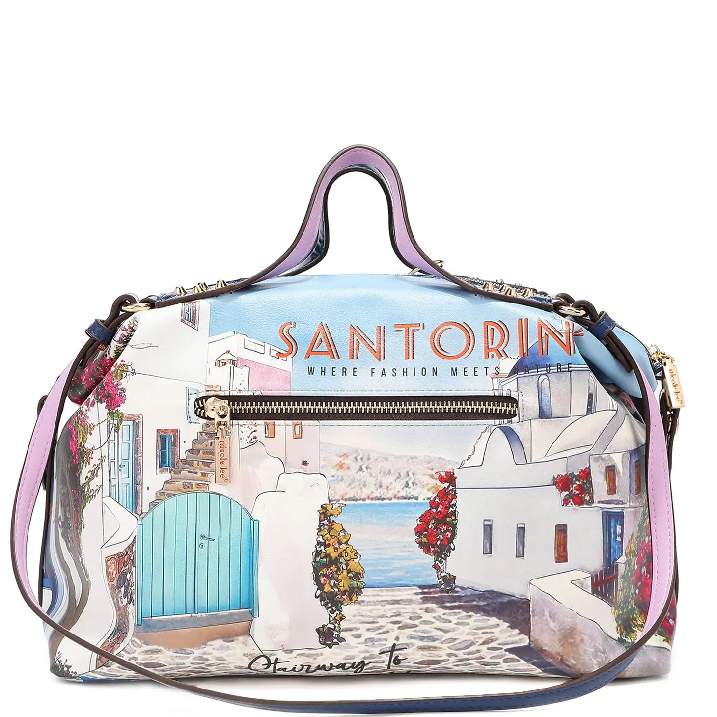 Santorini Boston Bag