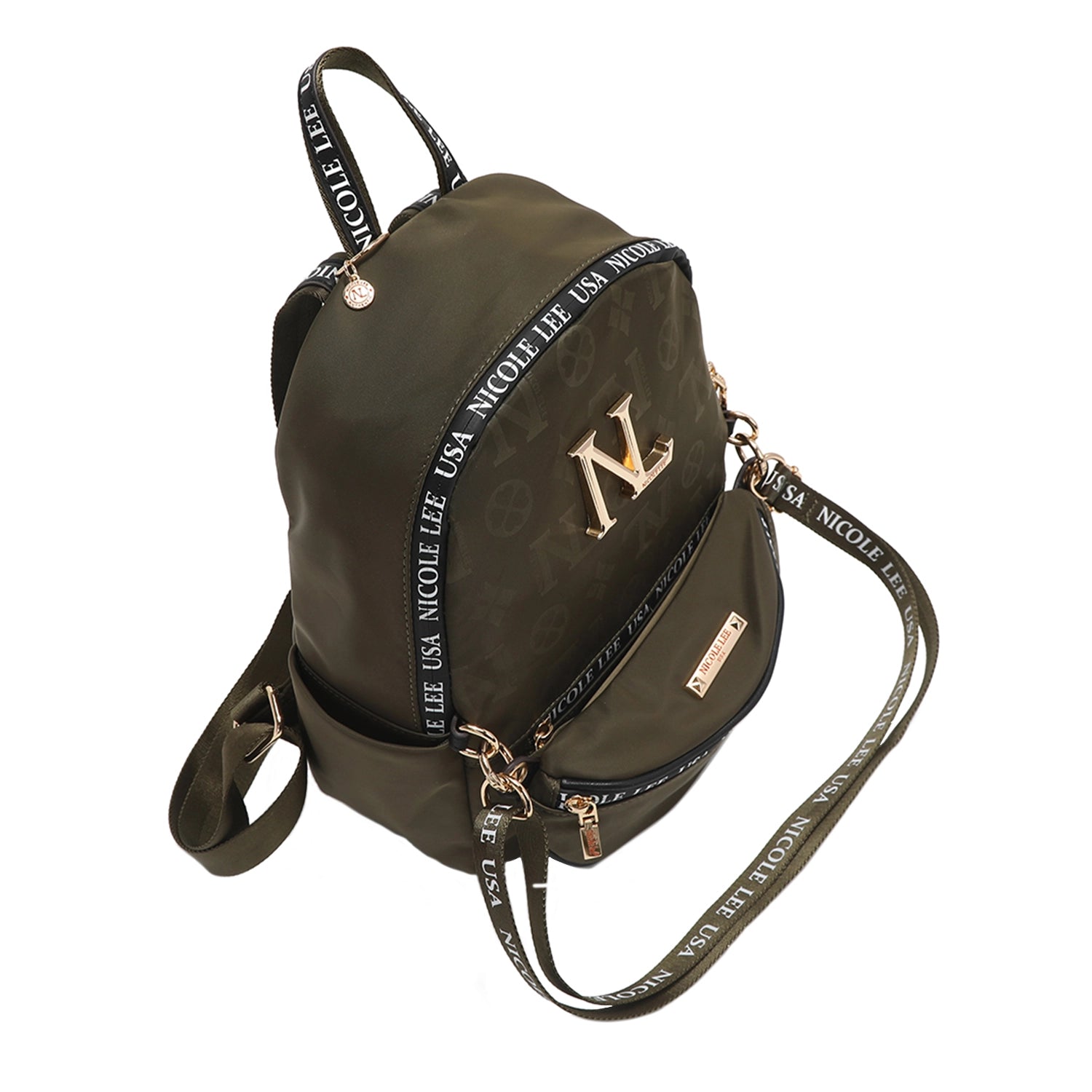 Nylon 2-Piece Backpack - Olive