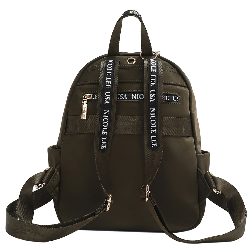 Nylon 2-Piece Backpack - Olive