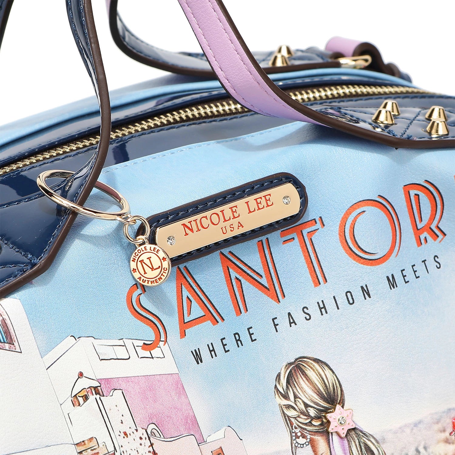 Santorini Boston Bag