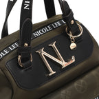 Nylon Multi Pocket Handbag - Olive