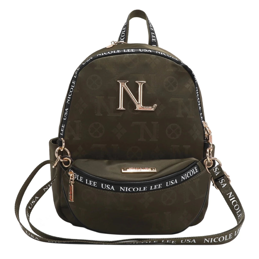 Nylon 2-Piece Backpack - Olive