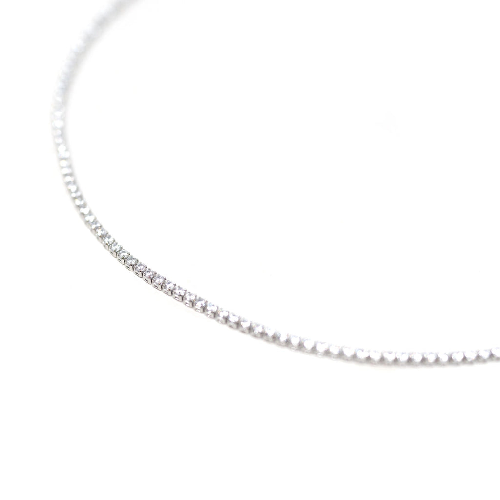 Tennis chain necklace