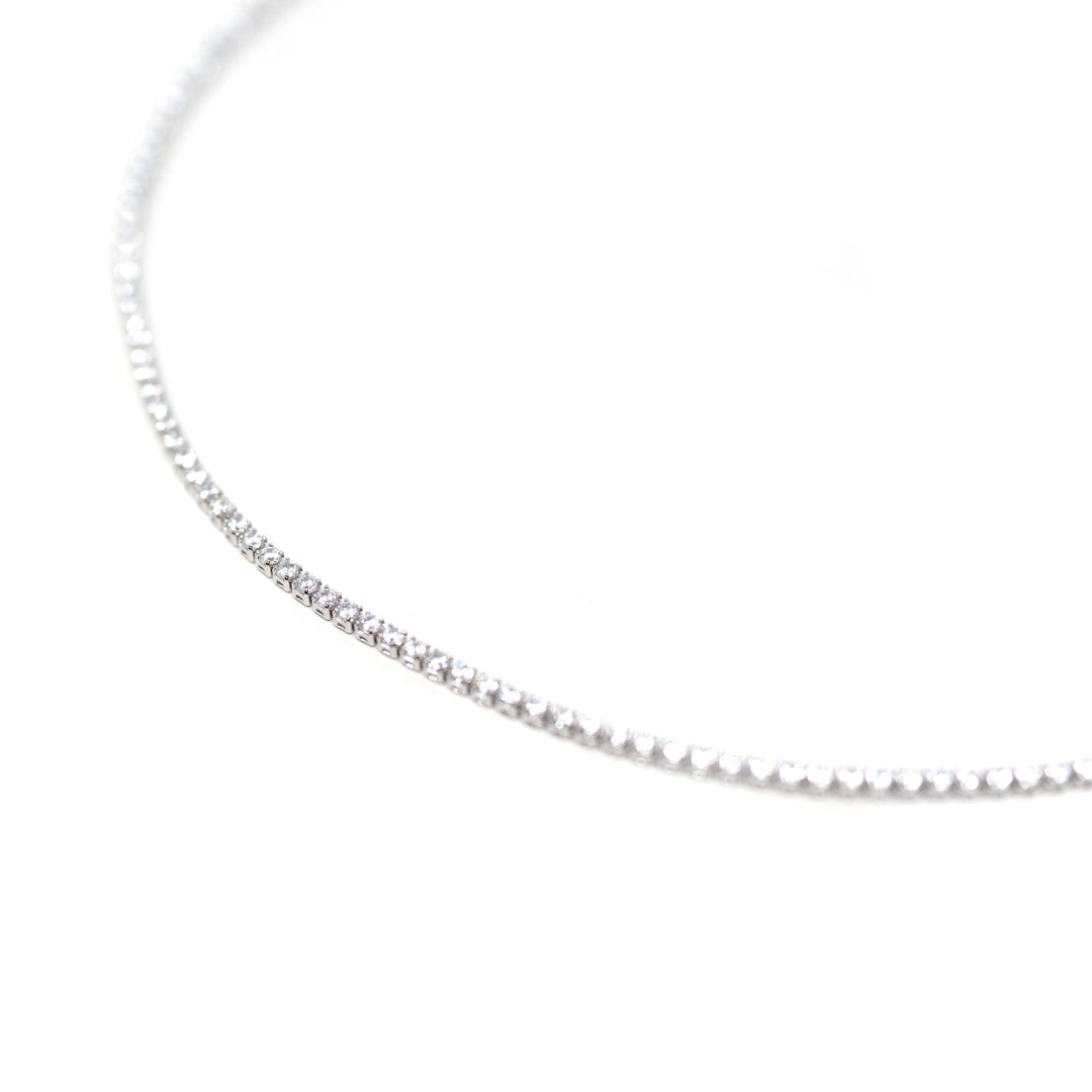 Tennis chain necklace
