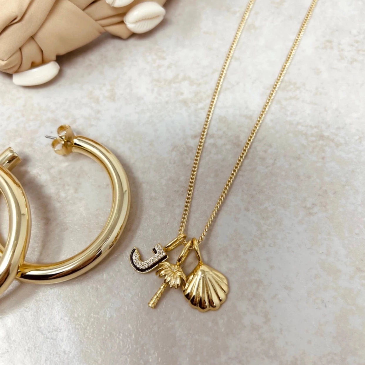 Palm tree charm