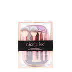 Makeup Brush Set with Pouch - Travel In Fashion