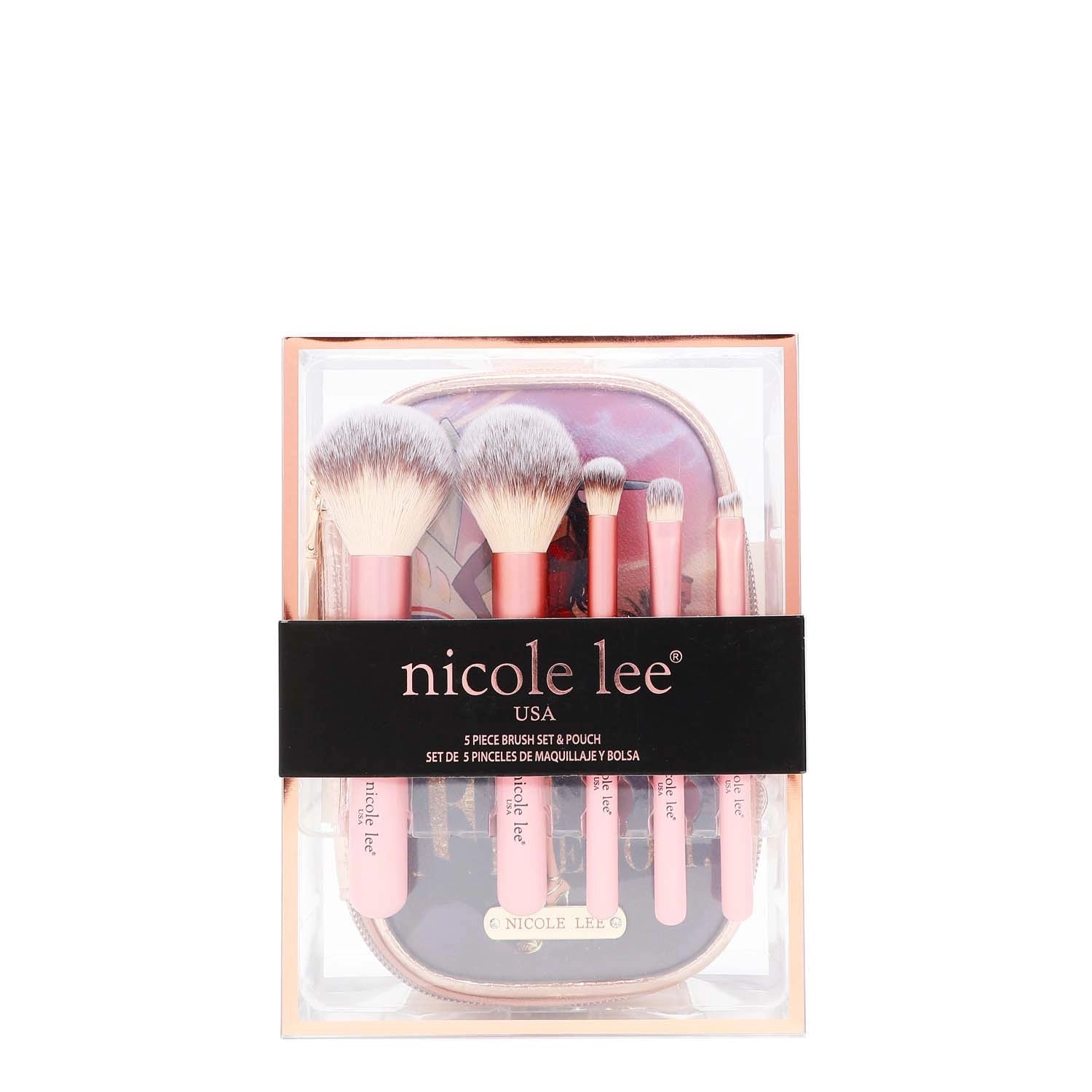 Makeup Brush Set with Pouch - Travel In Fashion