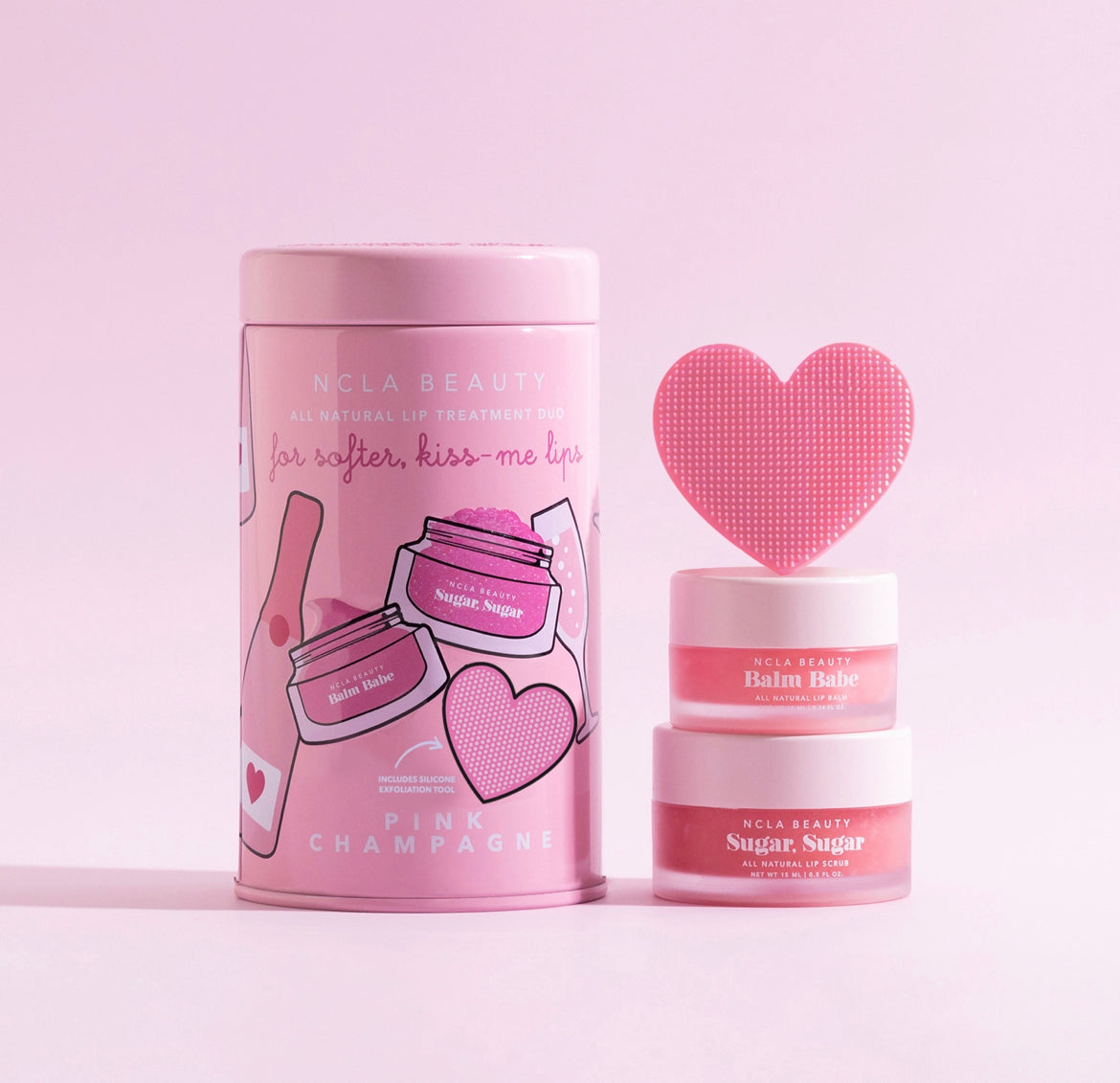 Pink Champagne Lip Care Set