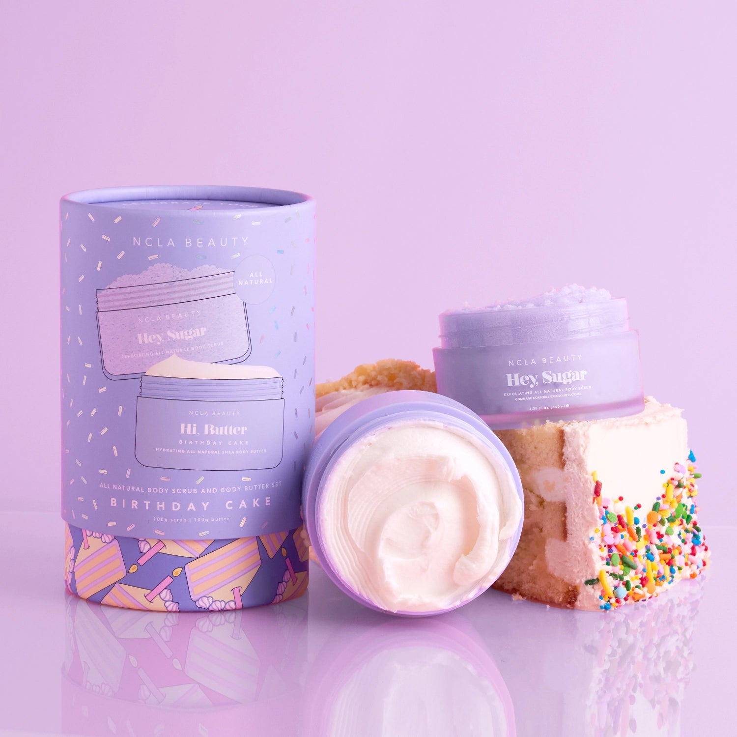 Birthday Cake Body Scrub + Body Butter Set